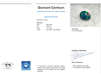 Black opal 4.41 carat natuurlijke black opal - afbeelding 3 van  4