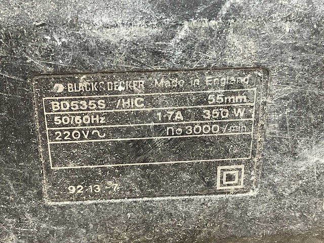 Black&decker - bd535s - decoupeerzaag - afbeelding 7 van  7