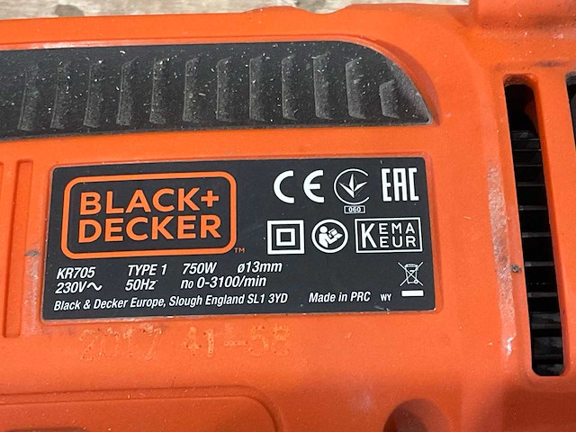 Black&decker - kr705 - boormachine - afbeelding 7 van  7