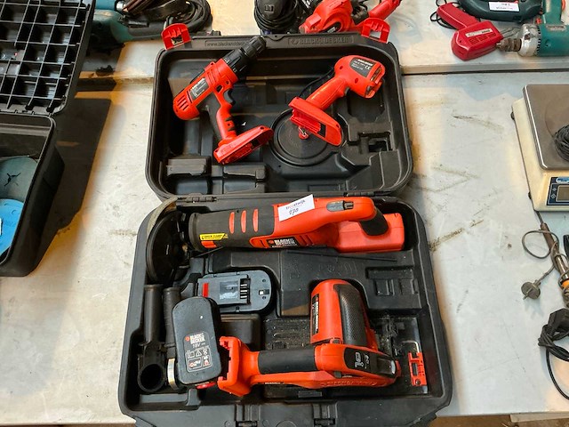 Black&decker accugereedschap (4x) - afbeelding 1 van  11