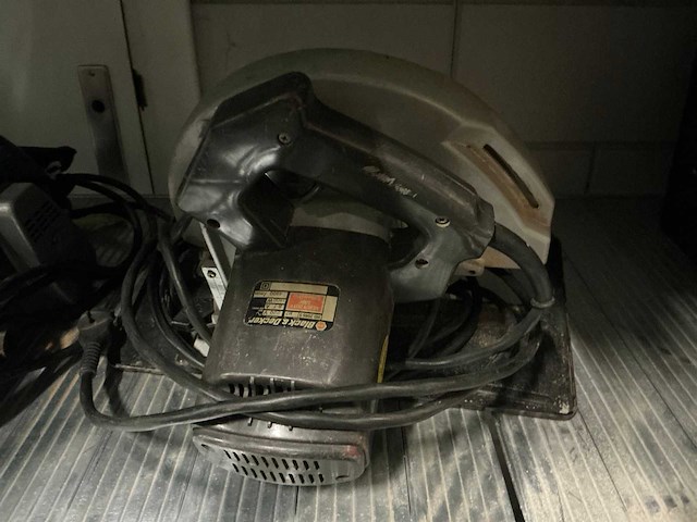 Black&decker hd 2086 s cirkelzaagmachine - afbeelding 2 van  3