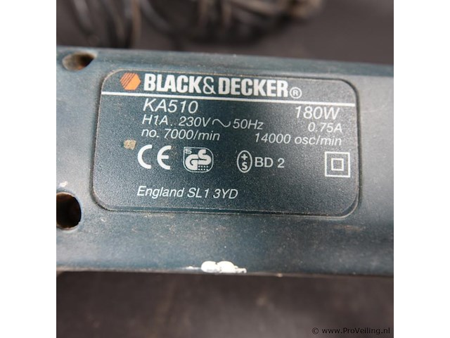 Black&decker model ka510 detail schuurmachine - afbeelding 4 van  5