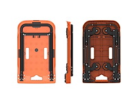 Black&decker opvouwbare transportwagen max. 90 kg oranje - afbeelding 3 van  6