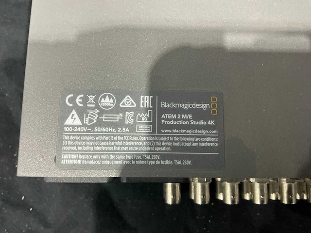 Blackmagicdesign atem 2 m/e production studio 4k - afbeelding 4 van  4