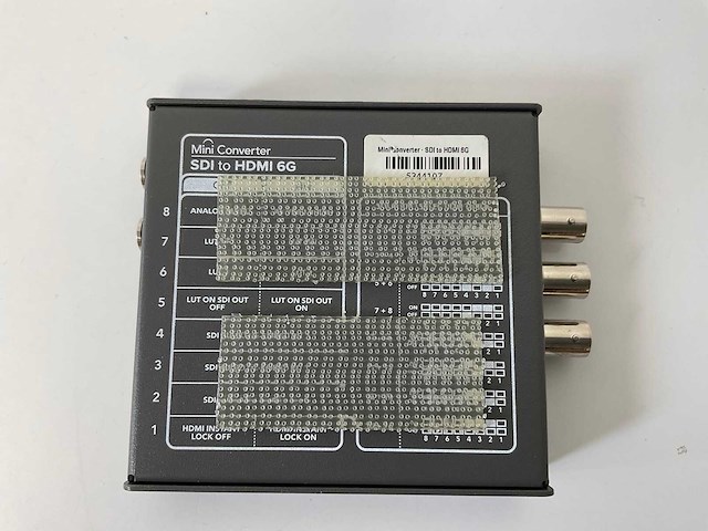 Blackmagicdesign mini converter sdi to hdmi 6g (6x) - afbeelding 9 van  9