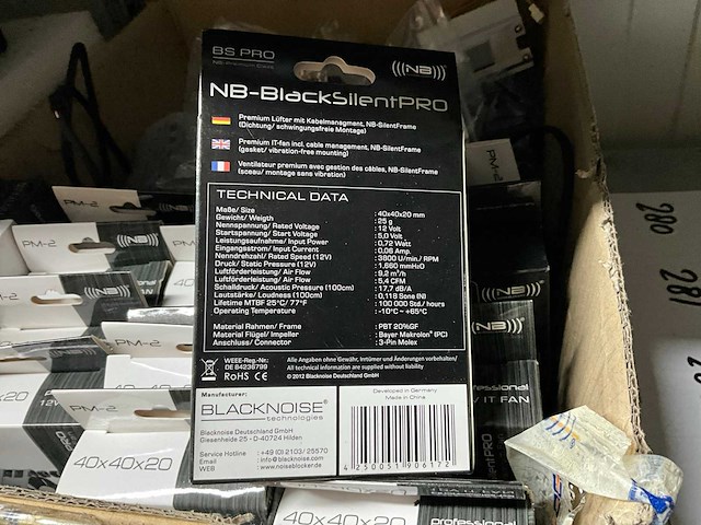 Blacknoise blacksilentpro ventilator (14x) - afbeelding 2 van  3