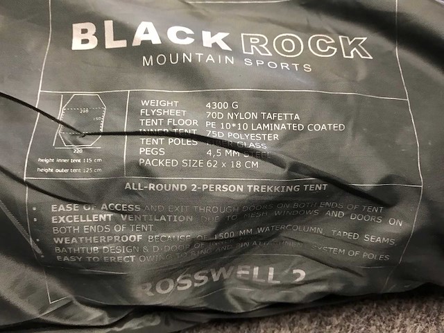 Blackrock rosswell 2 kampeertent - afbeelding 2 van  2