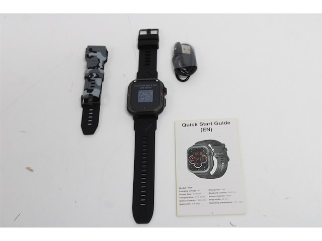 Blackview w30 smart watch zwart - afbeelding 1 van  1