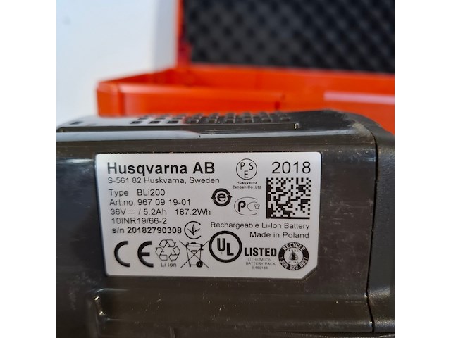 Bladblazer - accu (incl. accu set), husqvarna, 436lib, 2018 - afbeelding 9 van  10