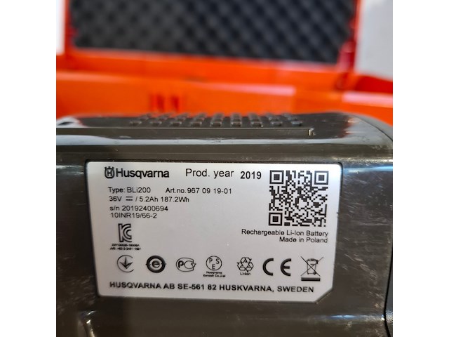 Bladblazer - accu (incl. accu set), husqvarna, 436lib, 2018 - afbeelding 10 van  10