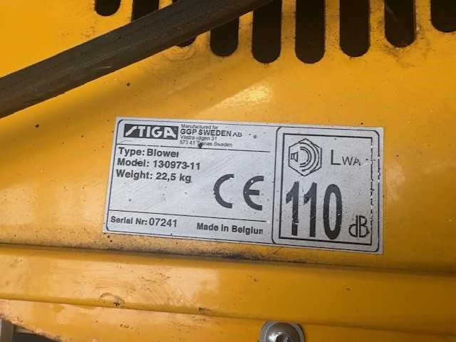 Bladblazer 130973-11 en rolbezem voor stiga frontmaaier - afbeelding 5 van  5