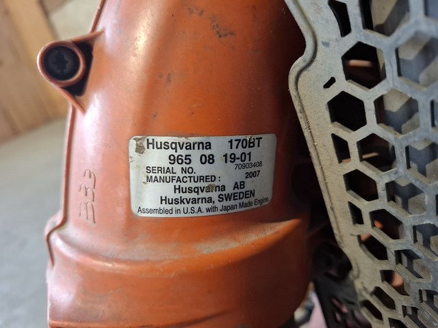 Bladblazer, husqvarna, 170bt, 2007 - afbeelding 5 van  6
