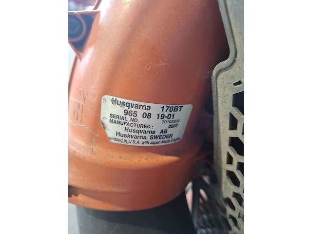 Bladblazer, husqvarna, 170bt, 2007 - afbeelding 6 van  7