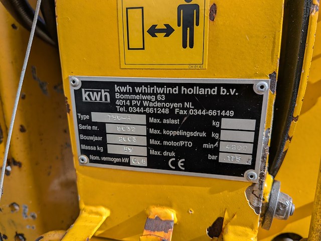 Bladblazer, kwh, 750-h, 2003 - afbeelding 9 van  9