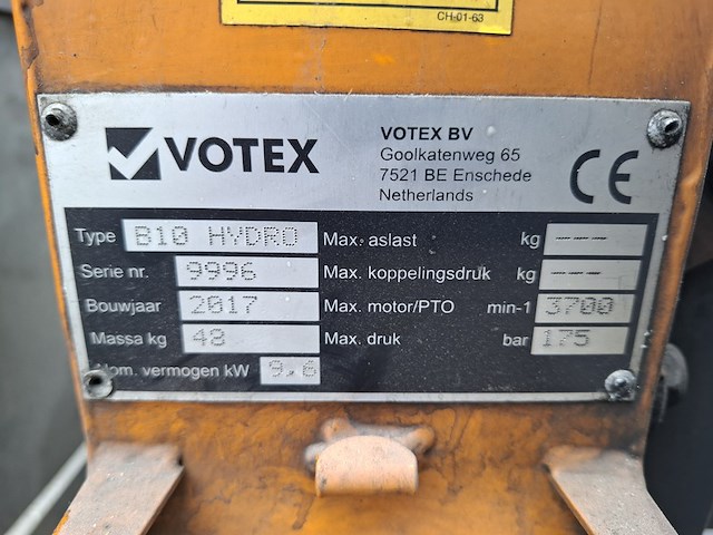 Bladblazer met aktiebord, votex, b10 hydro, 20107 - afbeelding 5 van  9