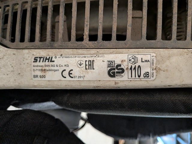 Bladblazer, stihl, br 600, 2017 - afbeelding 6 van  6