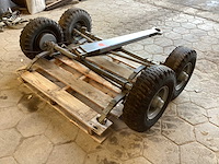 Bladgeveerde assen met wielen (2x) - afbeelding 2 van  4