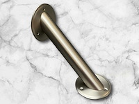 Bladsteun rvs rondo 45 schuin model (2x) - afbeelding 1 van  3