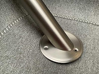 Bladsteun rvs rondo 45 schuin model (2x) - afbeelding 1 van  2