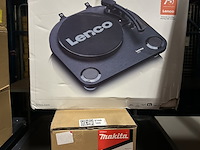 Bladzuigset, 1x platenspeler met ingebouwde speaker makita, lenco - afbeelding 1 van  4