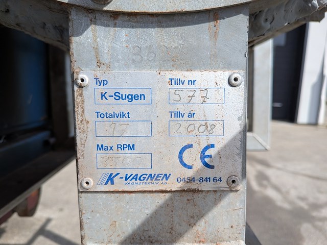 Bladzuigwagen, k-vagnen, 7000tb, 2008 - afbeelding 14 van  22