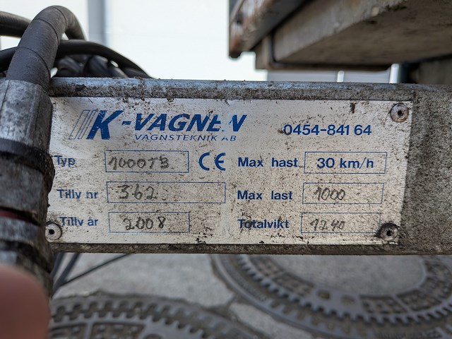 Bladzuigwagen, k-vagnen, 7000tb, 2008 - afbeelding 15 van  22
