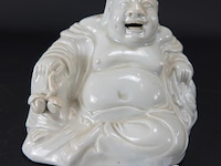 Blanc de chine zitten happy boeddha - afbeelding 1 van  5