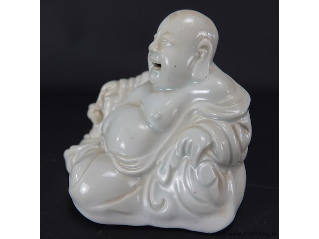 Blanc de chine zitten happy boeddha - afbeelding 2 van  5