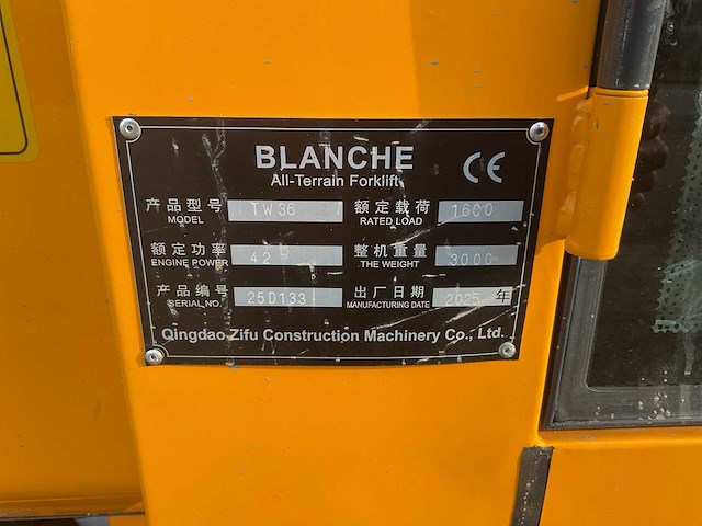 Blanche tw36 graaflaadmachine - afbeelding 3 van  26