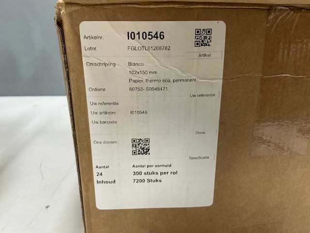 Blanco - label stickers 102x150/100x80 mm (23x) - afbeelding 2 van  9