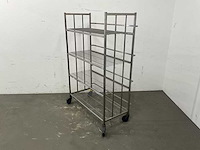 Blanco - mobiele rvs stelling - afbeelding 1 van  7