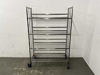 Blanco - mobiele rvs stelling - afbeelding 2 van  7