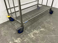 Blanco - mobiele rvs stelling - afbeelding 4 van  7