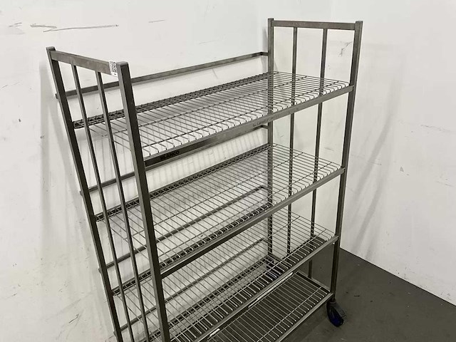 Blanco - mobiele rvs stelling - afbeelding 5 van  7