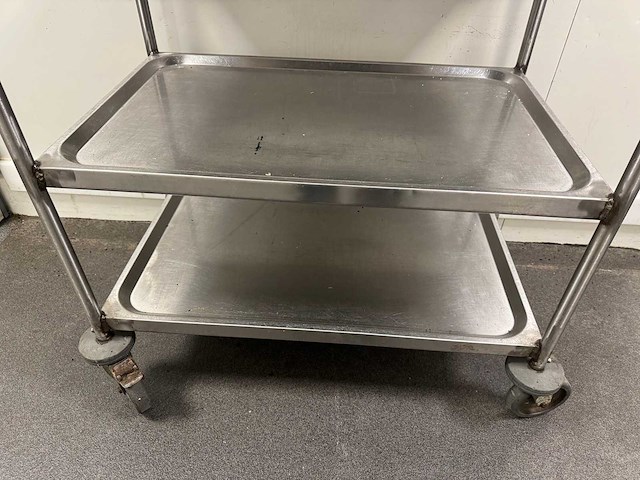 Blanco - rvs serveerwagen - afbeelding 3 van  4