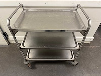 Blanco - rvs serveerwagen - afbeelding 2 van  4