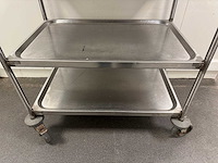 Blanco - rvs serveerwagen - afbeelding 3 van  4