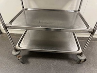 Blanco - rvs serveerwagen - afbeelding 3 van  4