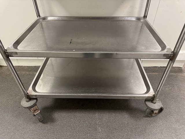 Blanco - rvs serveerwagen - afbeelding 3 van  4