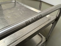 Blanco - rvs serveerwagen - afbeelding 3 van  4