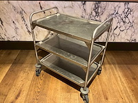 Blanco - rvs serveerwagen - afbeelding 1 van  3