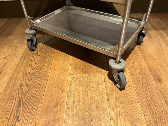 Blanco - rvs serveerwagen - afbeelding 2 van  3
