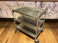 Blanco - rvs serveerwagen - afbeelding 3 van  3