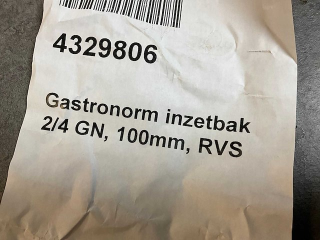 Blanco 2/4 gn bakken (5x) - afbeelding 4 van  4