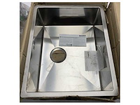 Blanco 500-fb stainless steel washbasin with installation kit - afbeelding 6 van  12