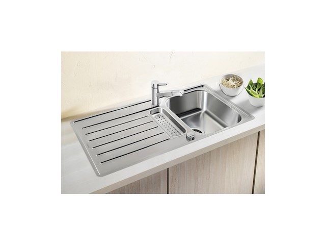 Blanco 517281 lantos 5 s-if spoelbak, roestvrij staal, 50 cm onderkast - afbeelding 2 van  5