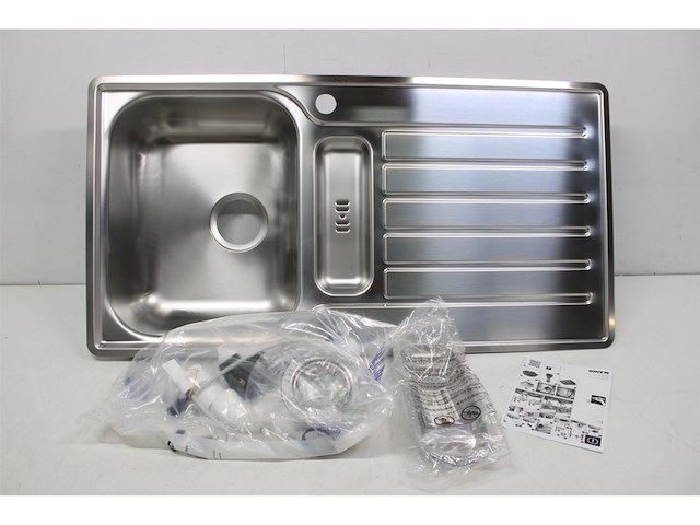 Blanco 517281 lantos 5 s-if spoelbak, roestvrij staal, 50 cm onderkast - afbeelding 5 van  5