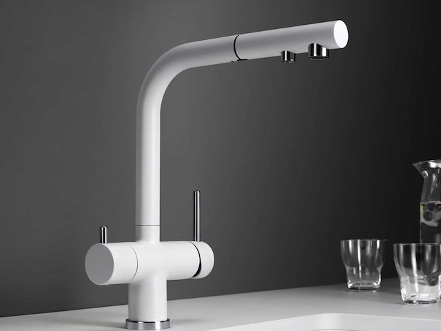 Blanco 526947 fontas ii filter kraan zacht wit - afbeelding 1 van  6