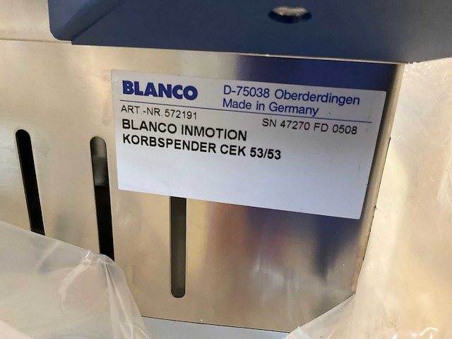 Blanco inmotion cek 53/53 vaatwaskorven lowerator - afbeelding 6 van  6