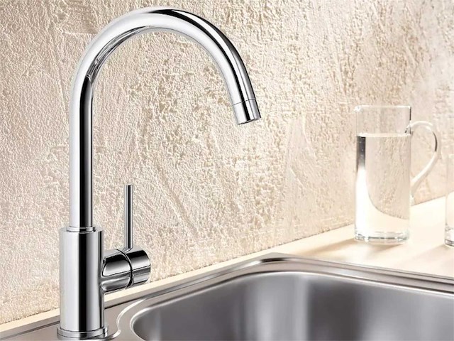 Blanco mida keukenmengkraan chroom - afbeelding 1 van  6